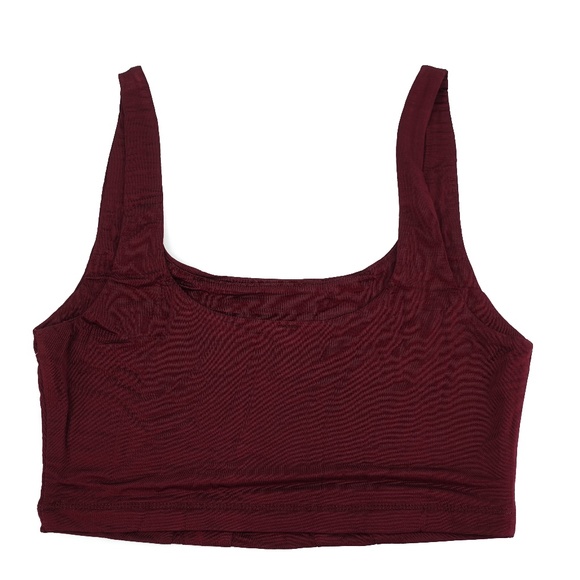 Free People Be Cool Brami Crop Top Tank Cami Acai - Picture 6 of 12